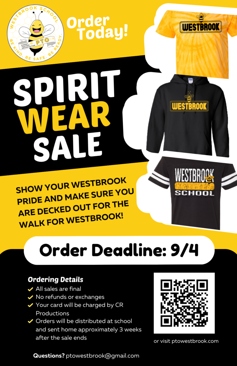 Order Westbrook Spirit Wear