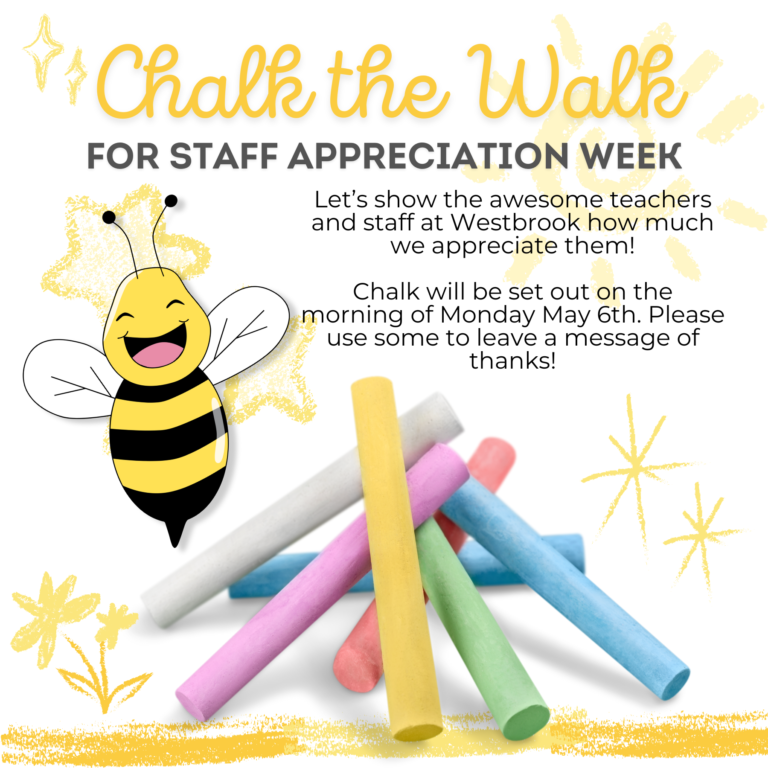 Chalk the Walk for Staff Appreciation Week